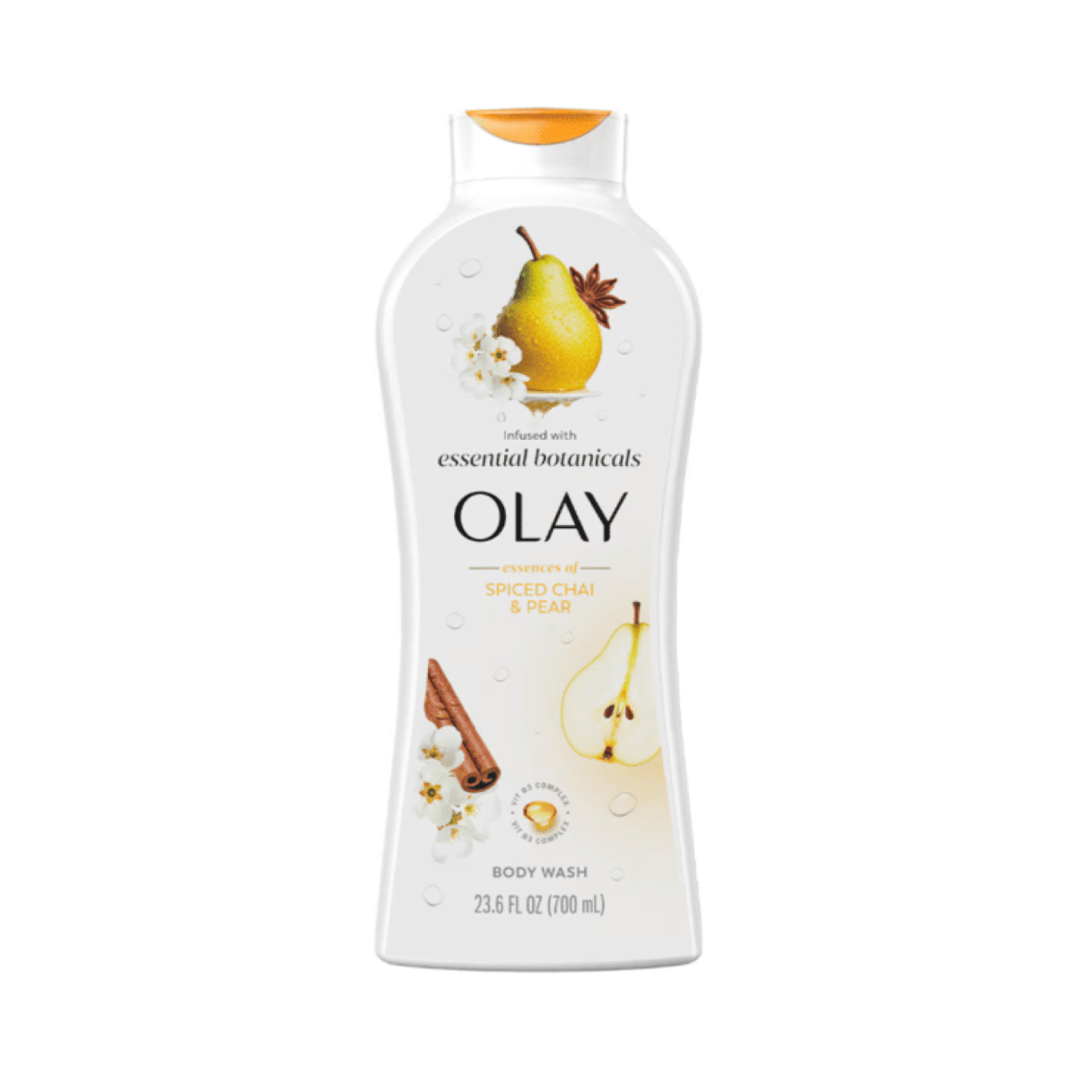Olay Essential Botanicals Body Wash (Spiced Chai & Pear) 700ml