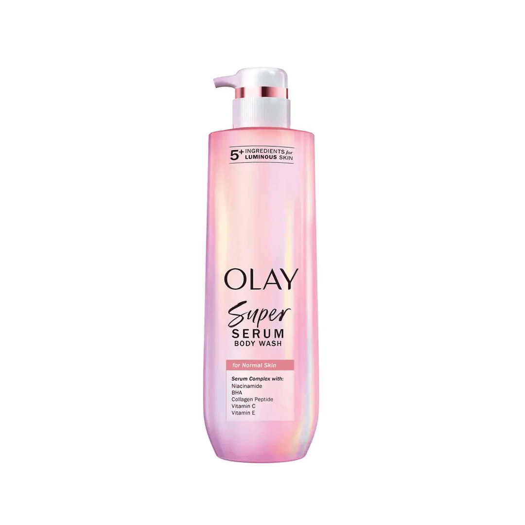 Olay Super Serum Body Wash 547ml – With Niacinamide, BHA, Collagen, Vitamin C & E