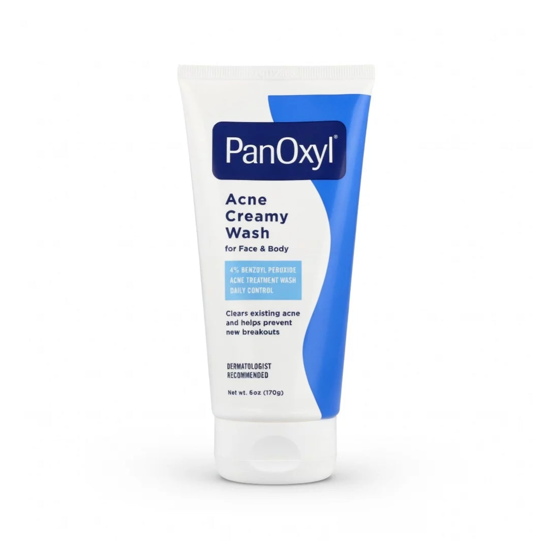 Panoxyl Acne Creamy Wash 4% Benzoyl Peroxide Daily Control 170g