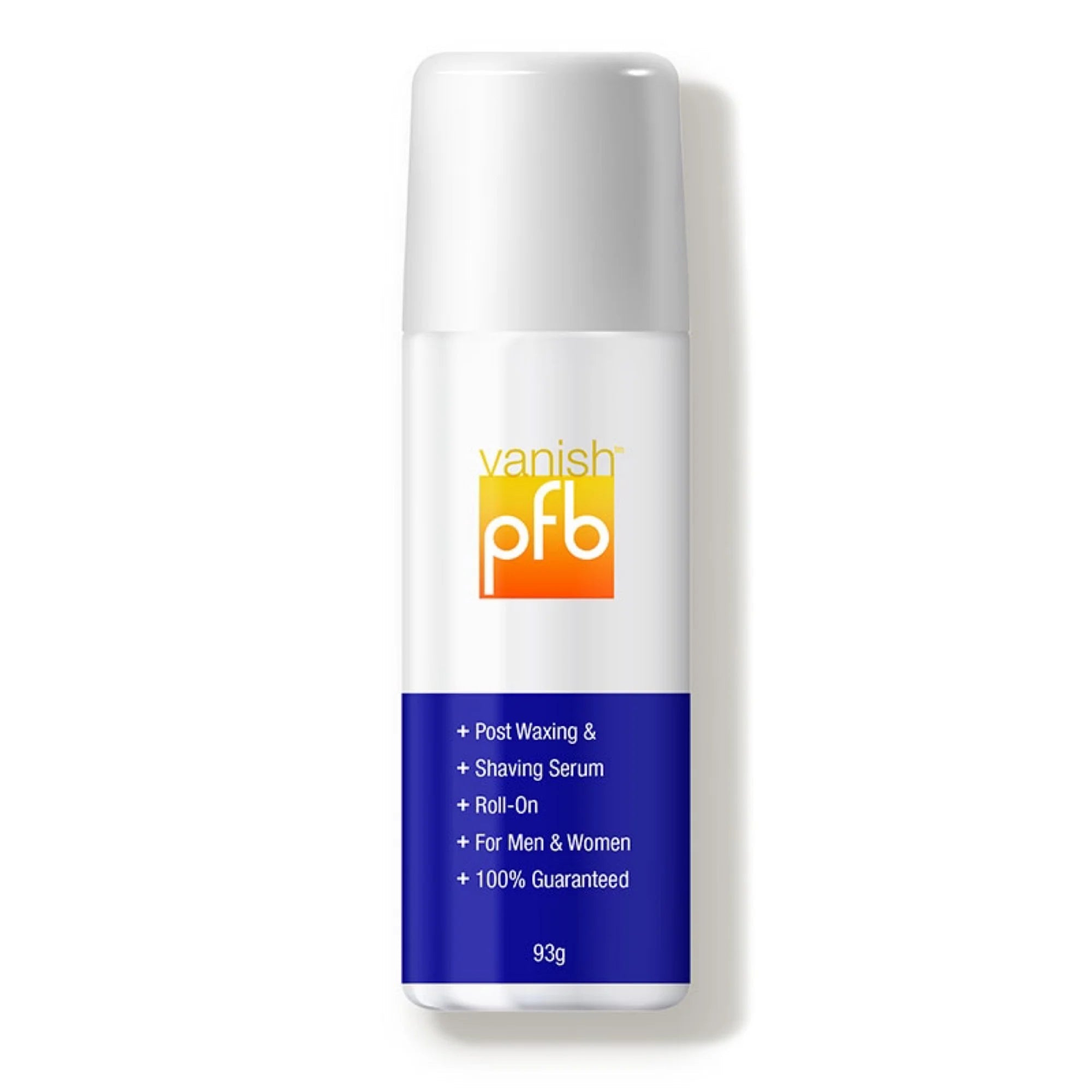PFB Vanish Roll On Serum 48H Efficiency 100% Guaranteed Ingrown Hair 93g