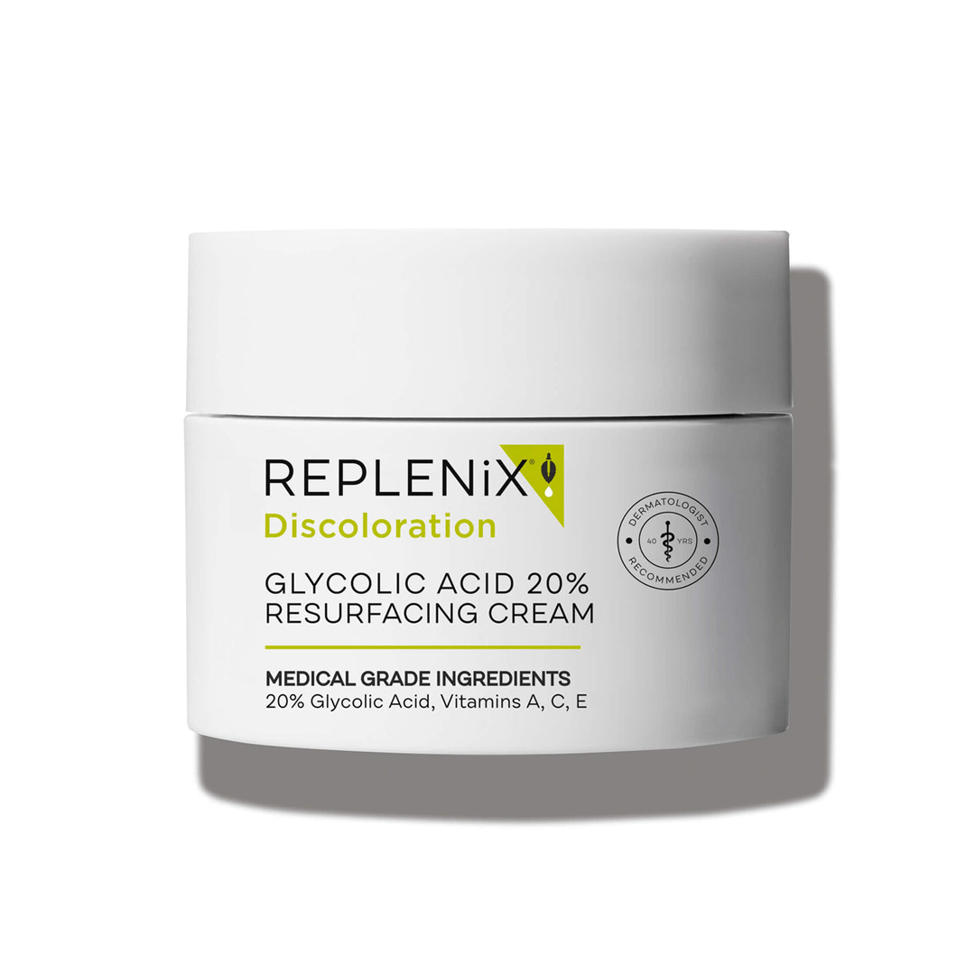 Replenix Glycolic Acid 20% Resurfacing Cream | Intense Exfoliation & Renewal