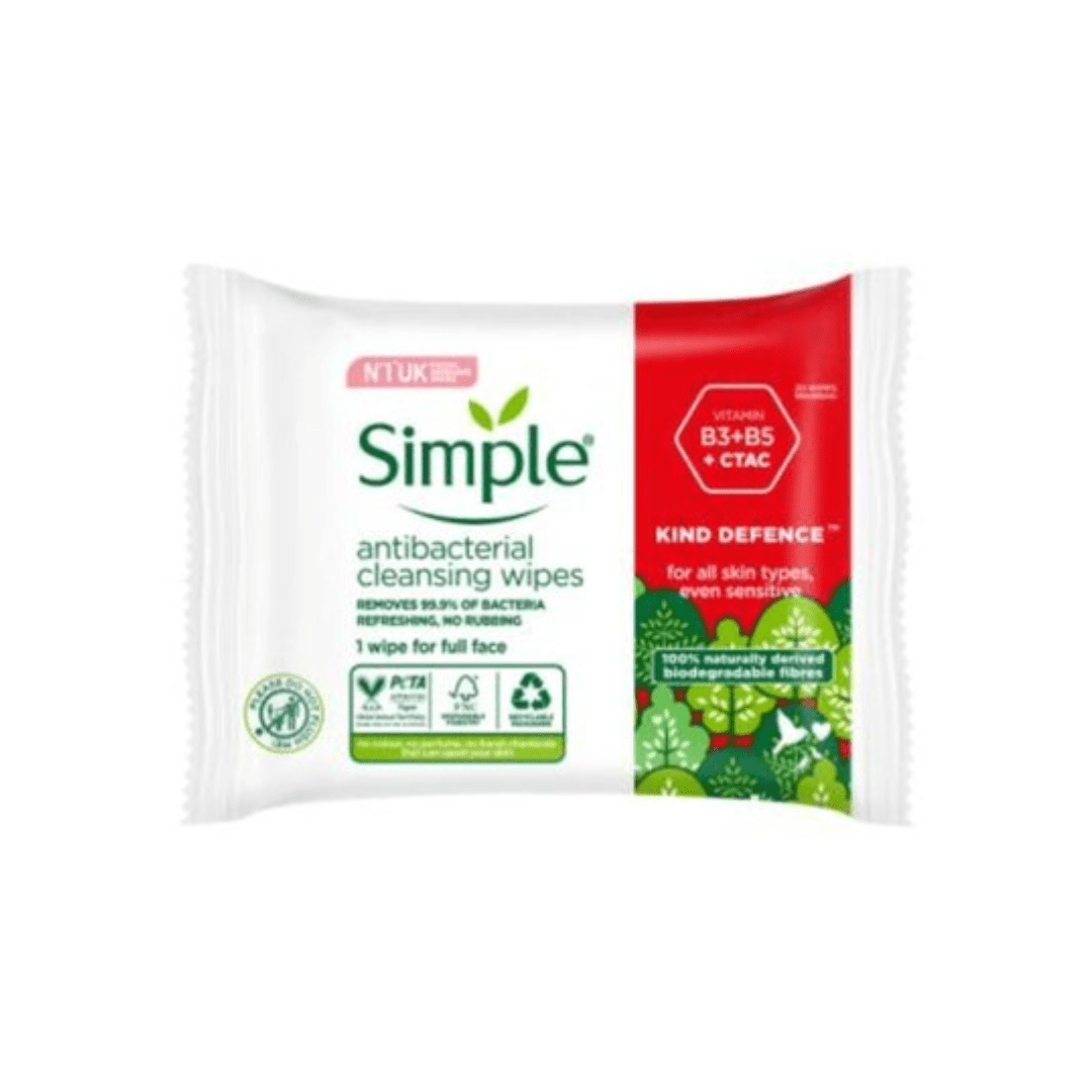 Simple Anti Bacterial Cleansing Wipes