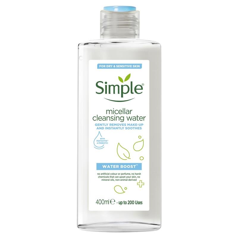 Simple - Miscellar Cleansing Water (Water Boost) With Minerals 400ml
