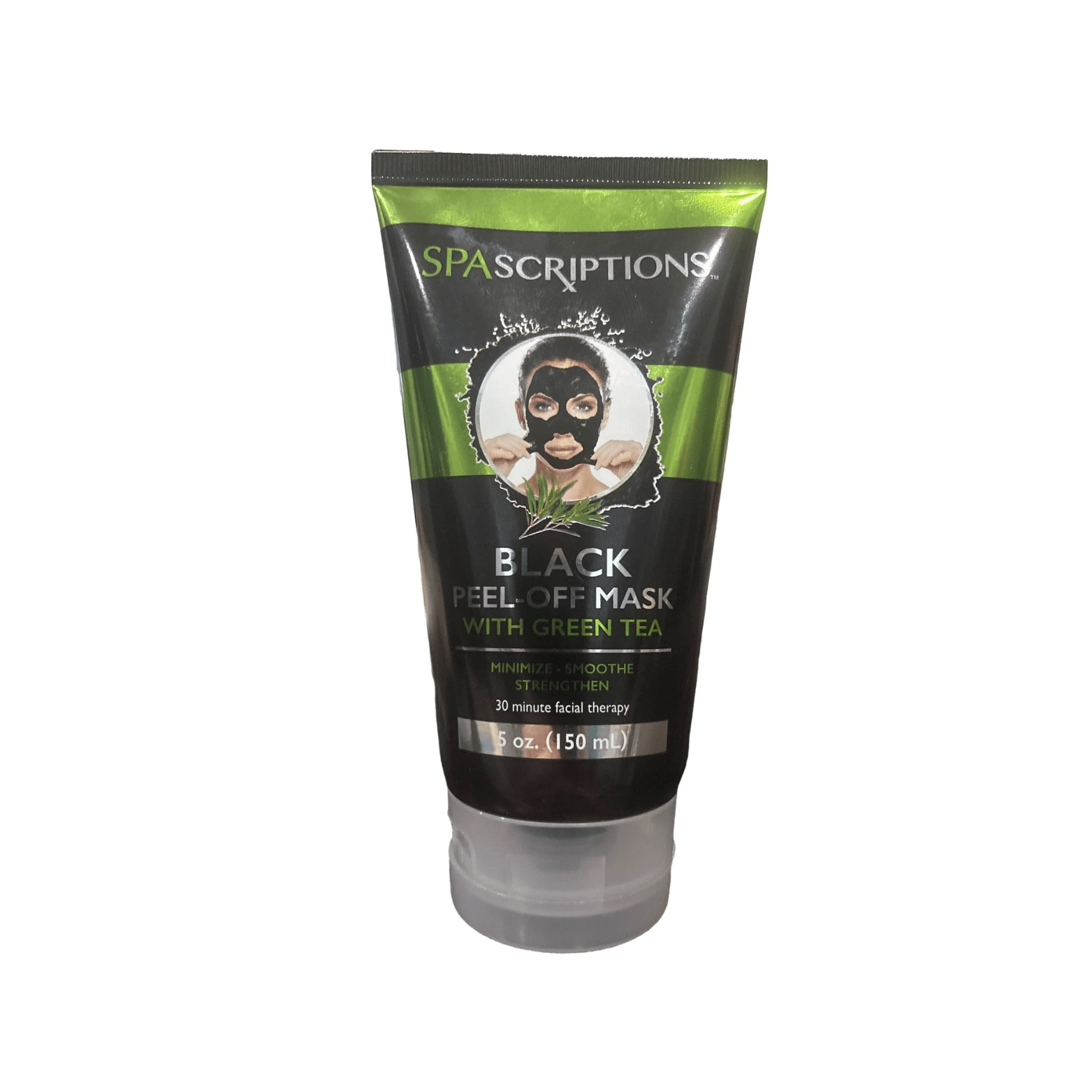 SpaScriptions Black Peel-Off Mask with Green Tea - 150ml (5 fl oz)