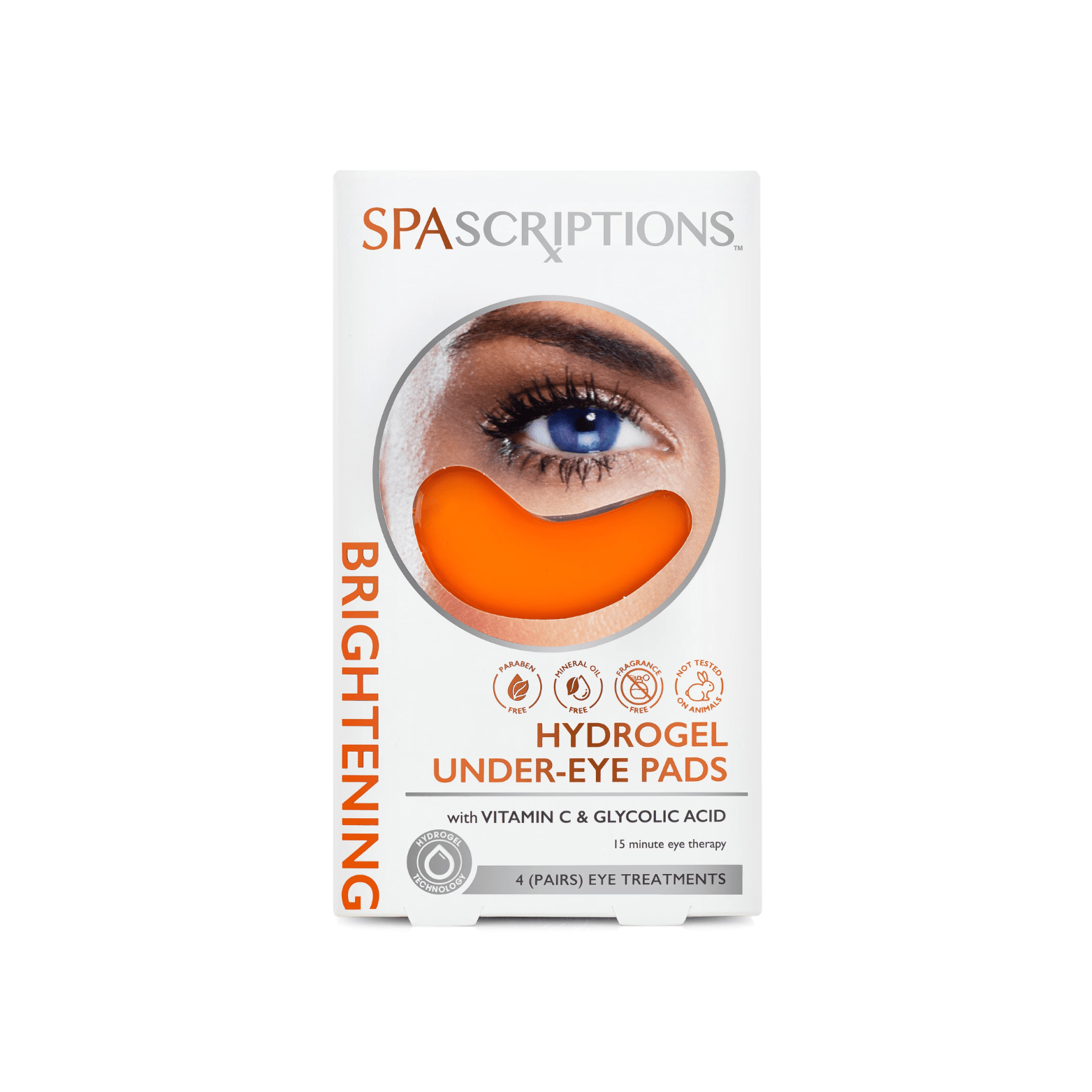 SpaScriptions Brightening Hydrogel Under-Eye Pads - 4 Pairs
