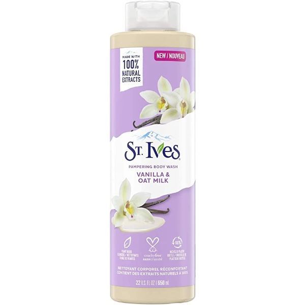 St. Ives Vanilla & Oat Milk Pampering Body Wash 650ml