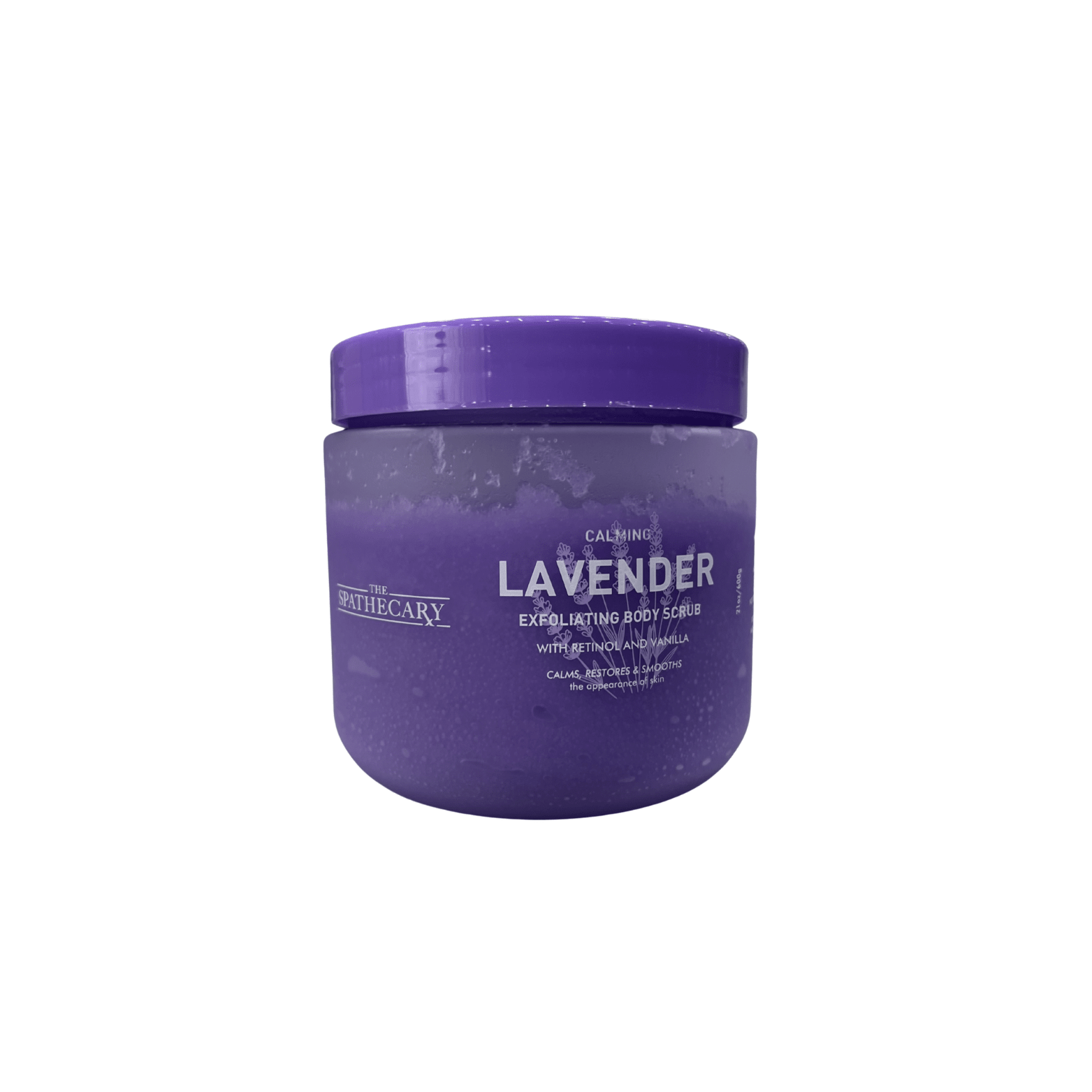 The Spathecary Calming Lavender Body Scrub - 600g (21oz)