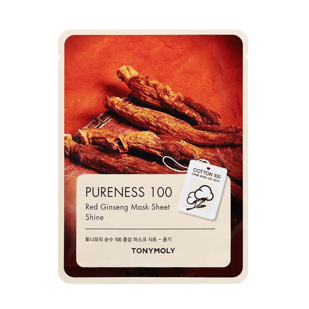 TONYMOLY Pureness 100 Red Ginseng Mask Sheet
