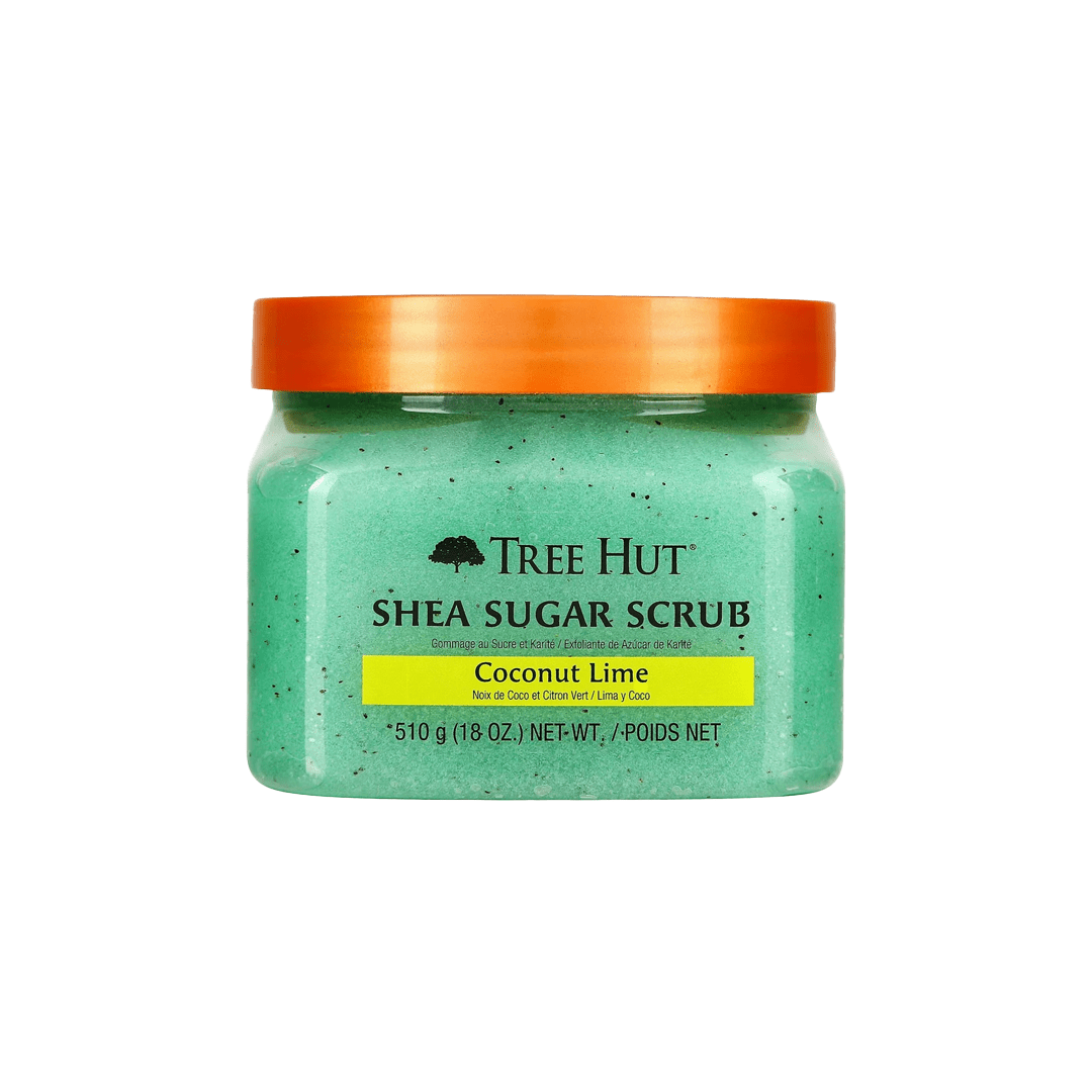 Tree Hut Shea Sugar Scrub Coconut Lime 510g | Exfoliate & Hydrate for Glowing Skin