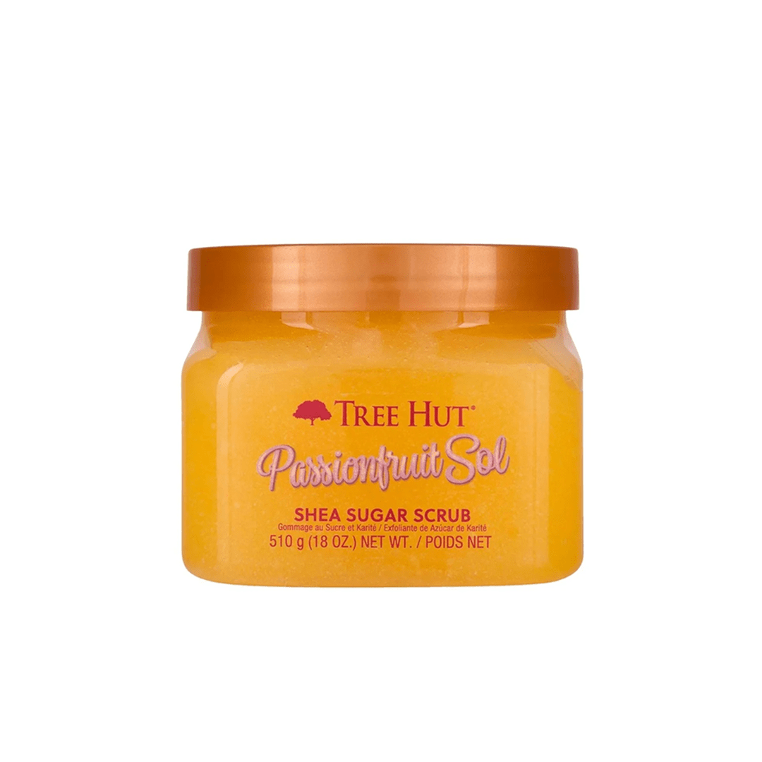 Tree Hut Shea Sugar Scrub Passion fruit Sol 510g | Glow & Hydrate Naturally 510g