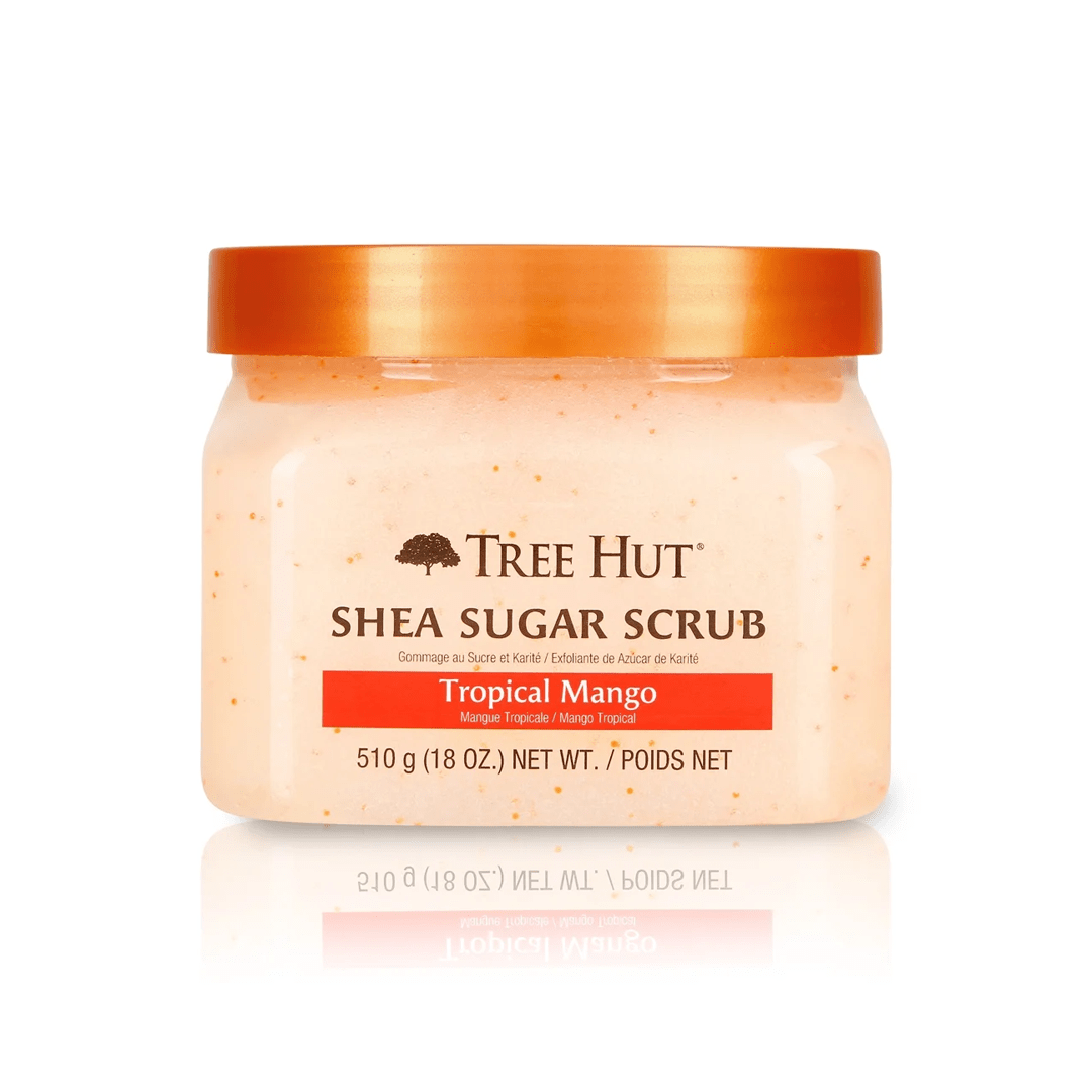 Tree Hut Shea Sugar Scrub Tropical Mango 510g | Exfoliate & Hydrate