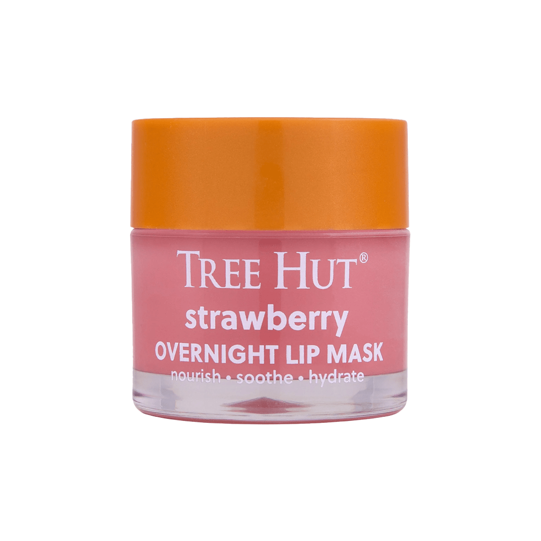 Tree Hut Strawberry Overnight Lip Mask – Deep Hydration & Soft Lips by Morning