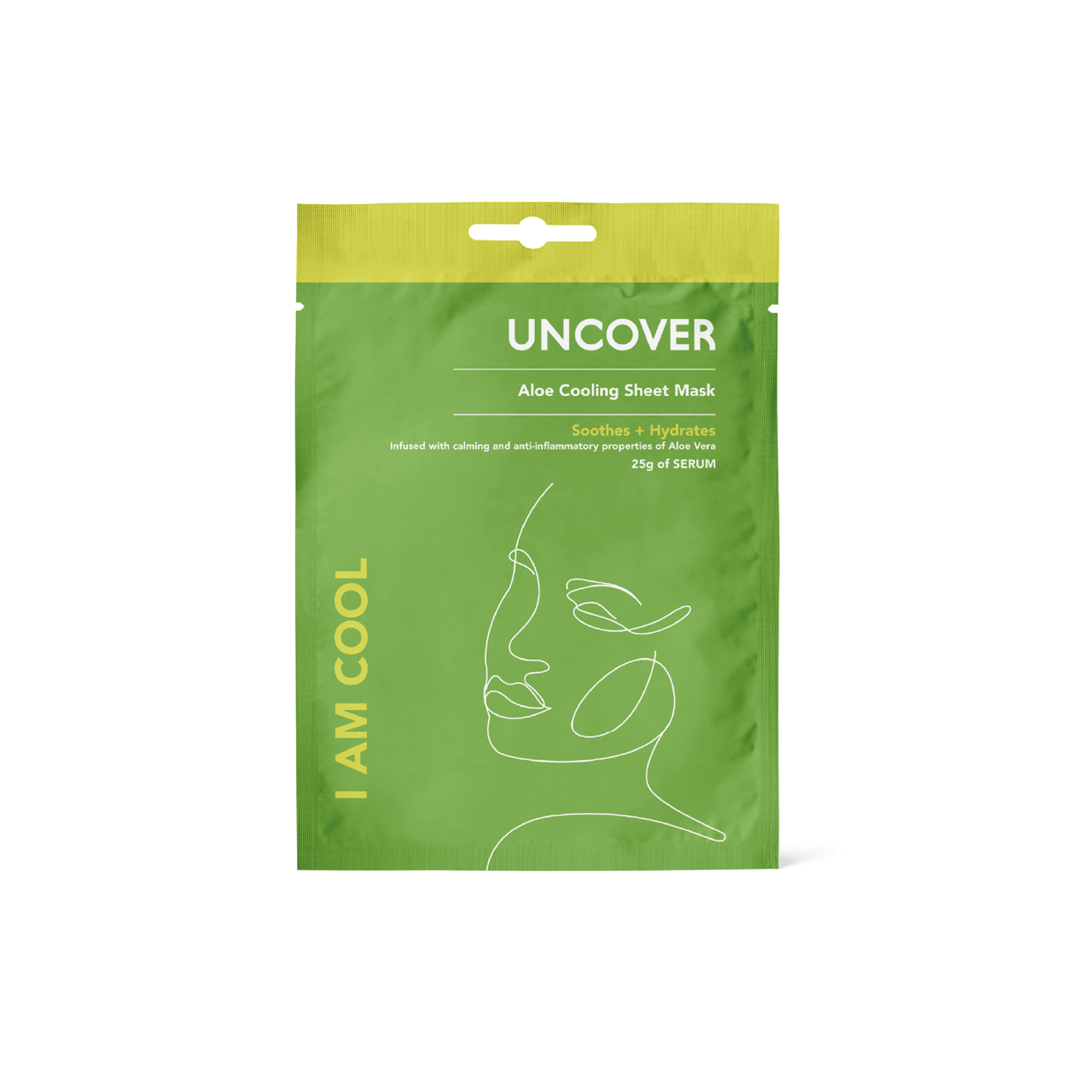 Uncover Aloe Cooling Sheet Mask 25g