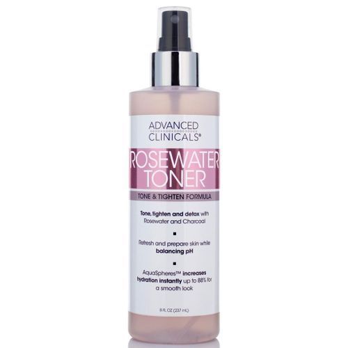 Advanced Clinicals Rosewater toner 8oz