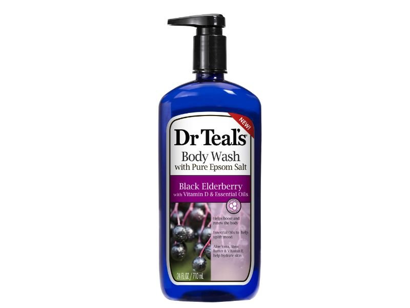 Dr Teals Body Wash With Epsom Salt (Black Elderberry)710ml