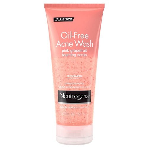 Neutrogena Oil Free Acne Wash Pink Grapefruit Foaming Scrub 198Ml