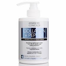 Advanced Clinicals Collagen + Peptide Firming Face & Body Cream 44Ml