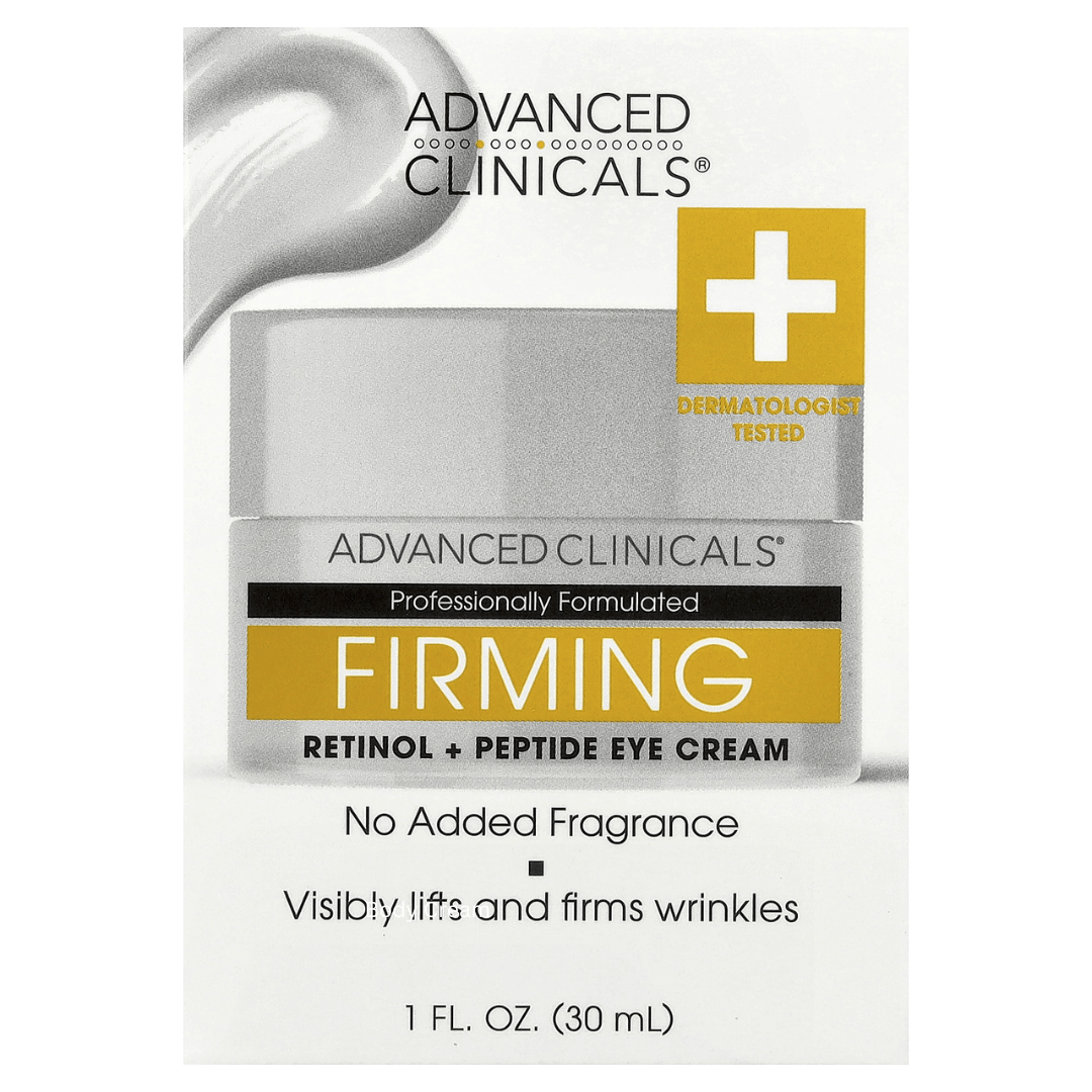 Advanced Clinicals Firming + Peptide Eye Cream 30ml