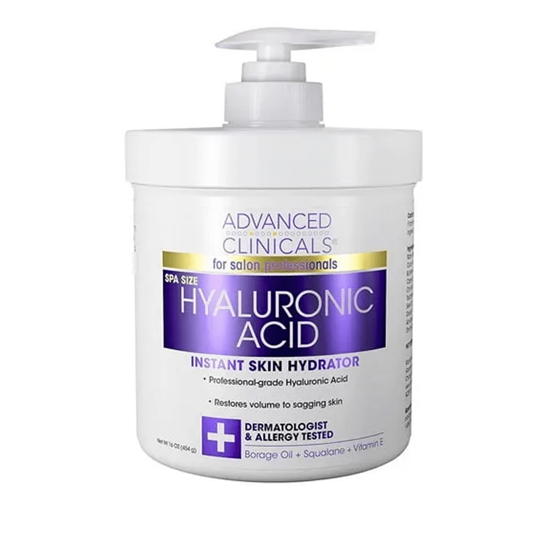 Advanced Clinicals Hyaluronic Acid Instant Skin Hydrator 454g