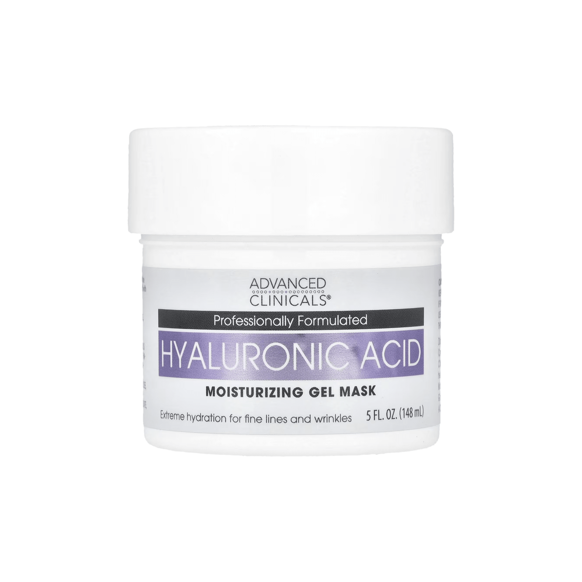 Advanced Clinicals Hyaluronic Moisturizing Gel Mask - 5FL. 0Z.