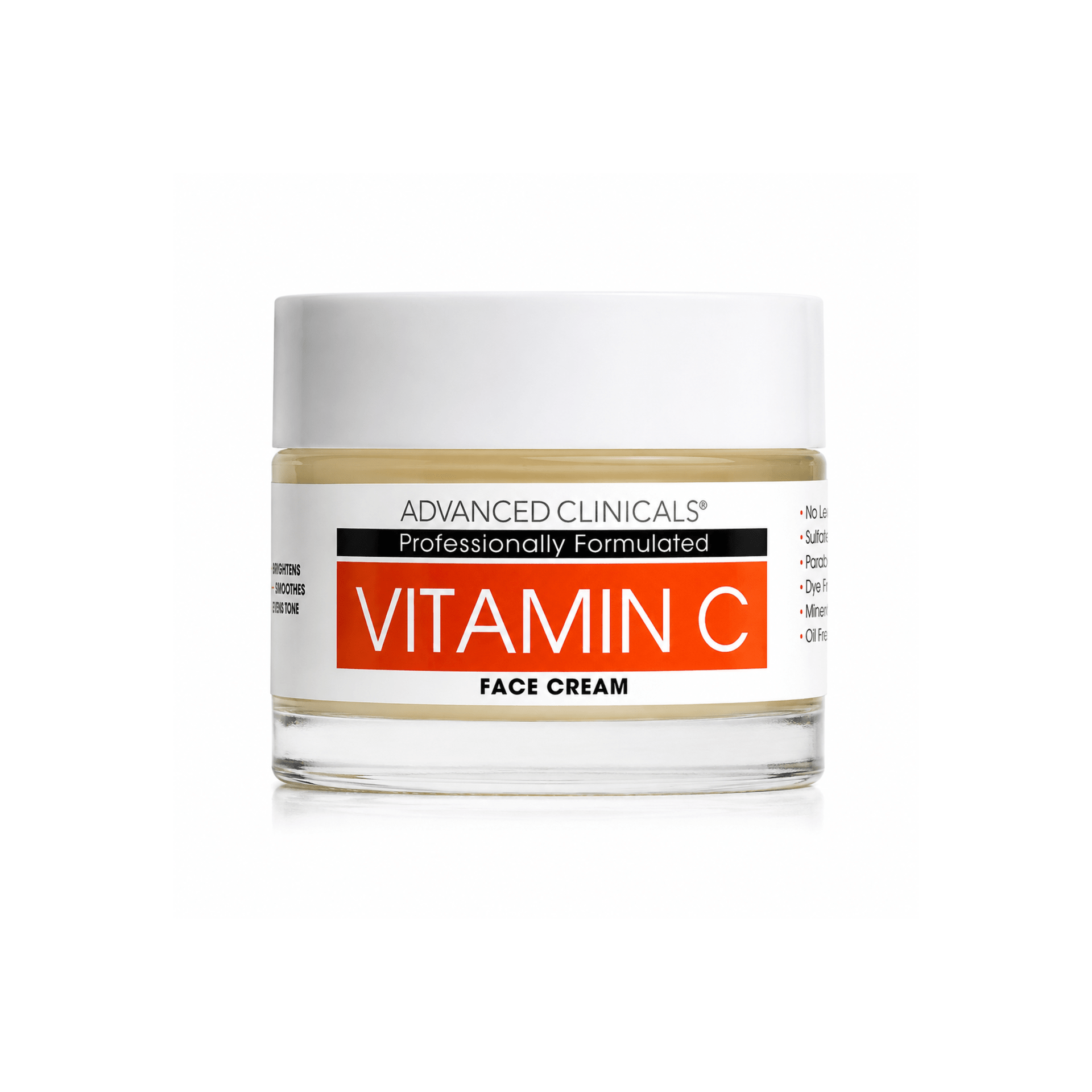 Advanced Clinicals Vitamin C Brightening Face Cream - 74ml