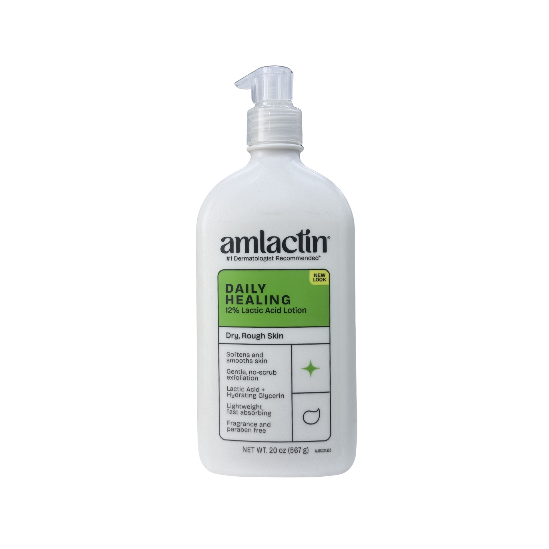 Amlactin Healing Daily Healing 12% Lactic Acid Lotion - 567g