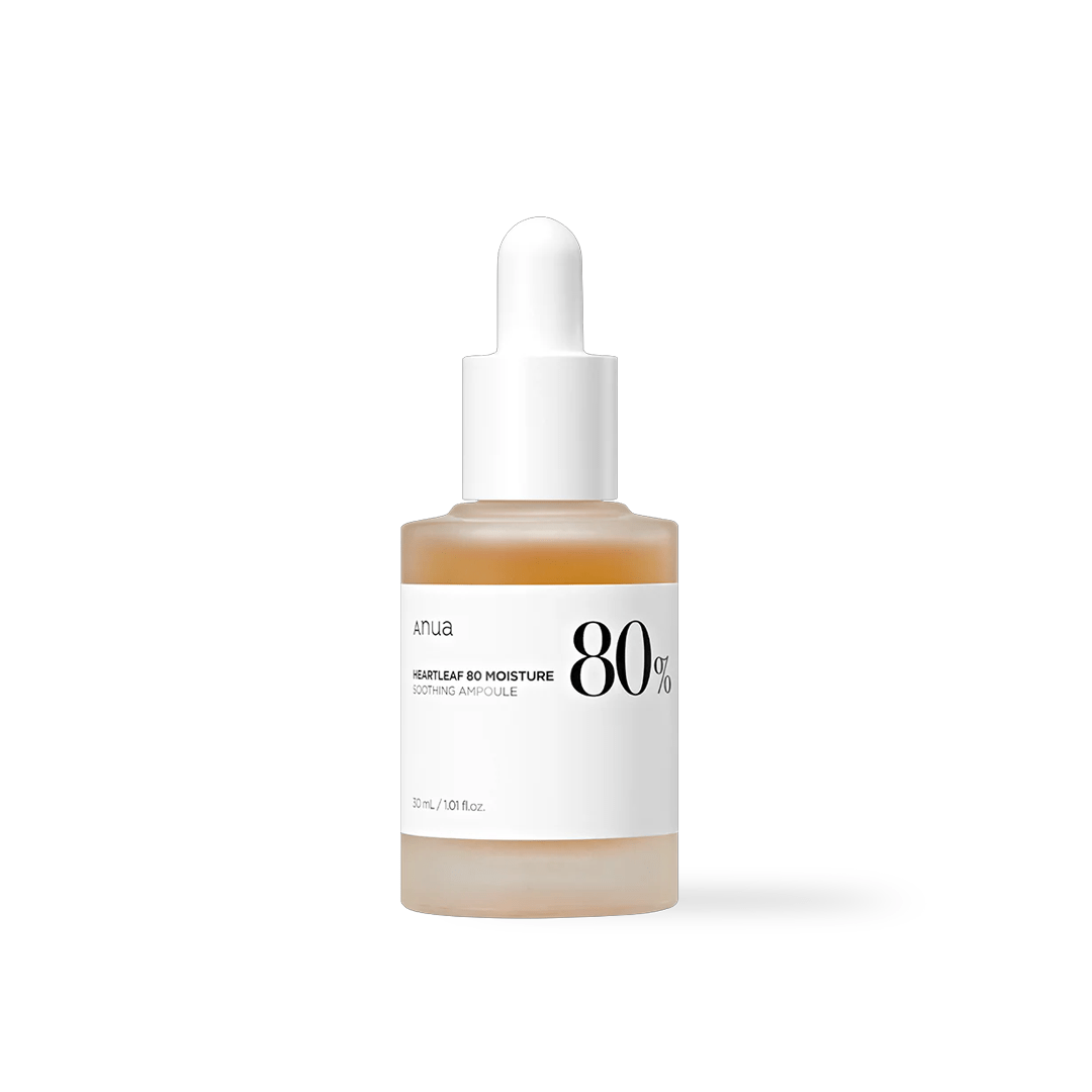 Anua Heartleaf 80% Ampoule 30ml – Calming, Soothing Serum for Sensitive Skin