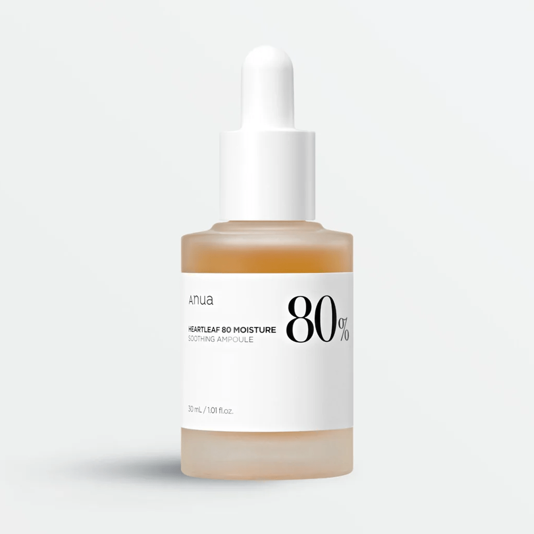 Anua Heartleaf 80% Ampoule 30ml – Calming, Soothing Serum for Sensitive Skin