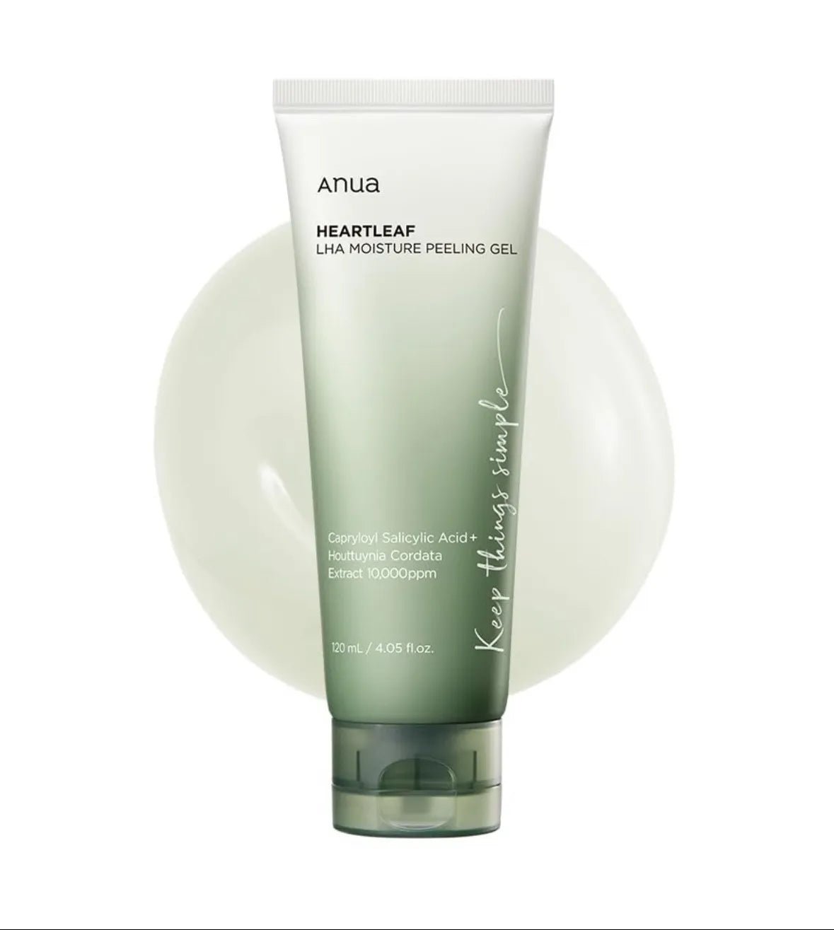 ANUA Heartleaf LHA Moisture Peeling Gel 120ml - Exfoliate & Hydrate Gently