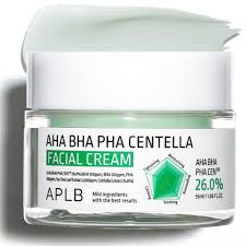 APLB AHA BHA PHA Centella Facial Cream 55ml – Exfoliate & Soothe Skin