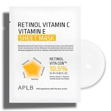 Aplb Retinol Vitamin C Vitamin E Sheet Mask