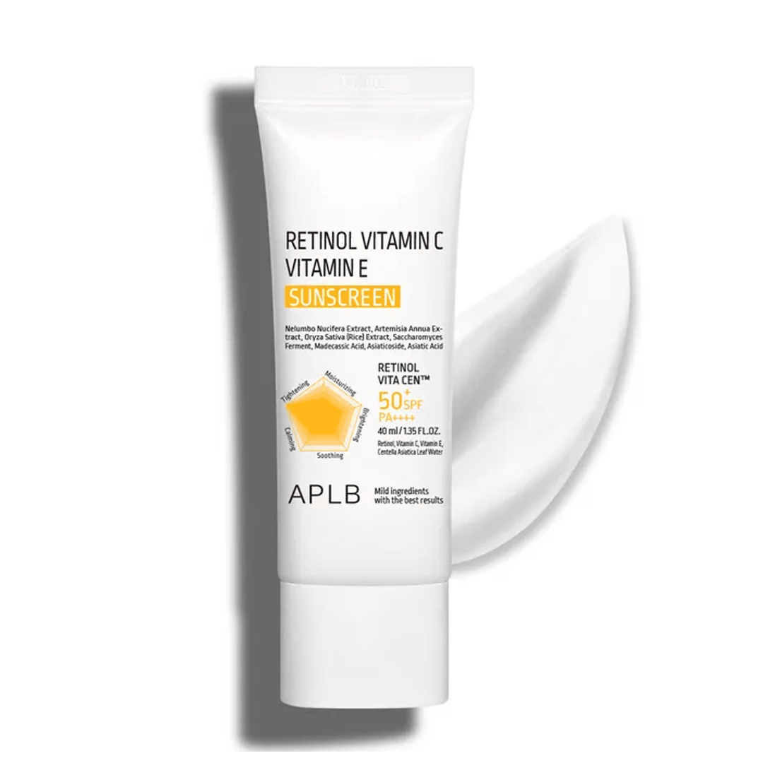 APLB Retinol Vitamin C Vitamin E Sunscreen 40ml – Anti - Aging & UV Protection