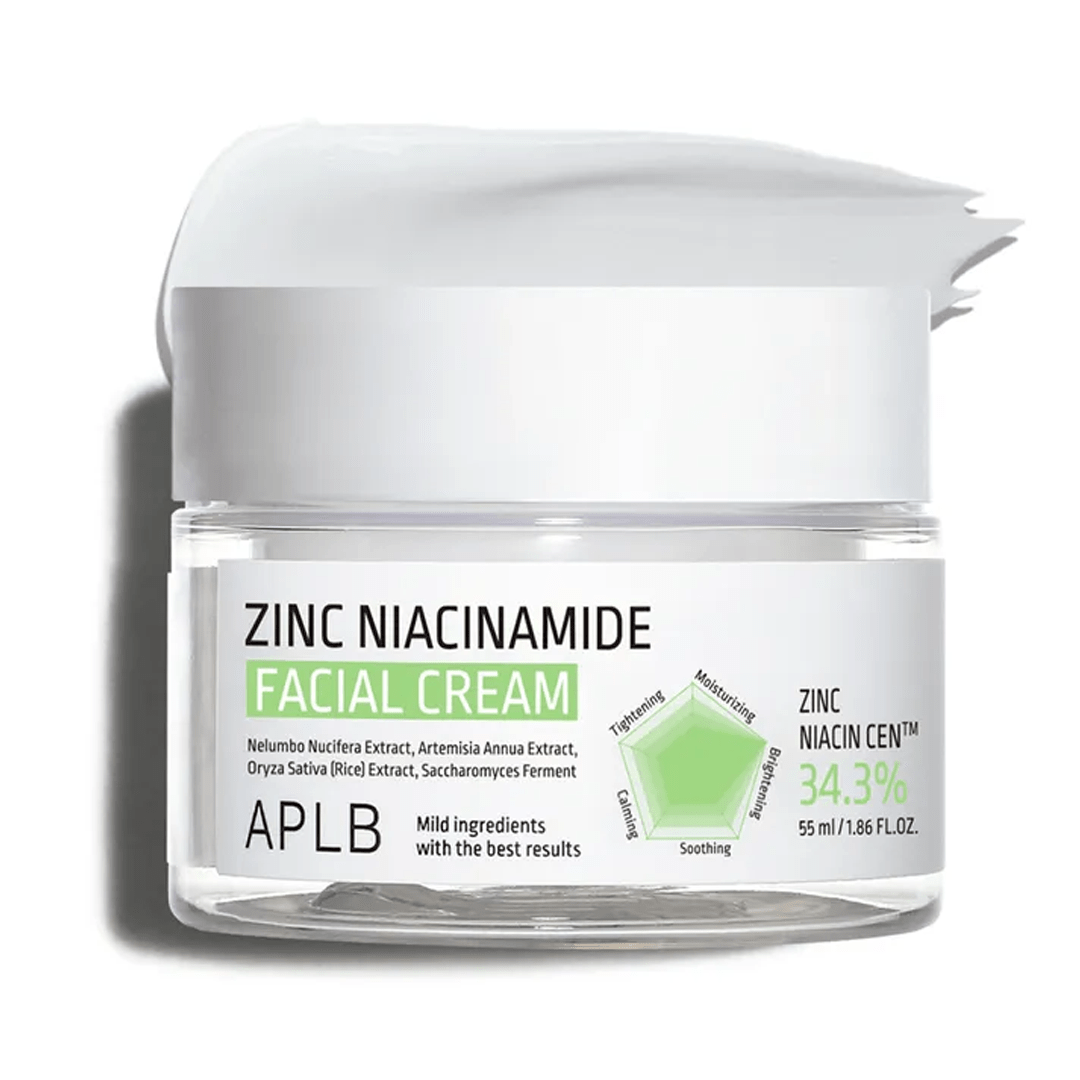 APLB Zinc Niacinamide Facial Cream 55ml – Oil Control & Brightening Moisturizer