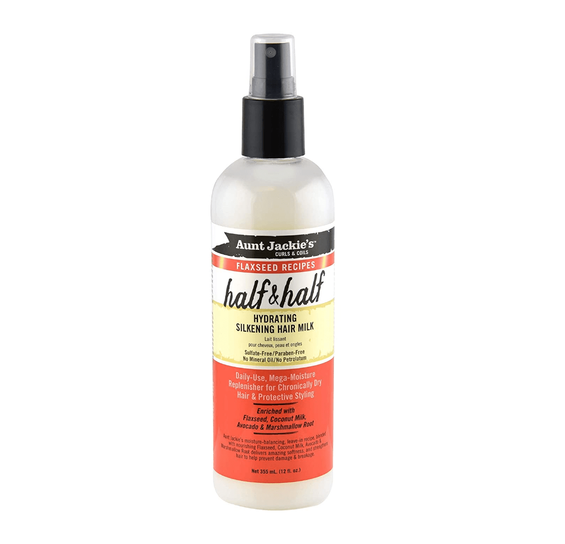 Aunt Jackie's Half & Half Hydrating Silkening Hair Milk 355ml