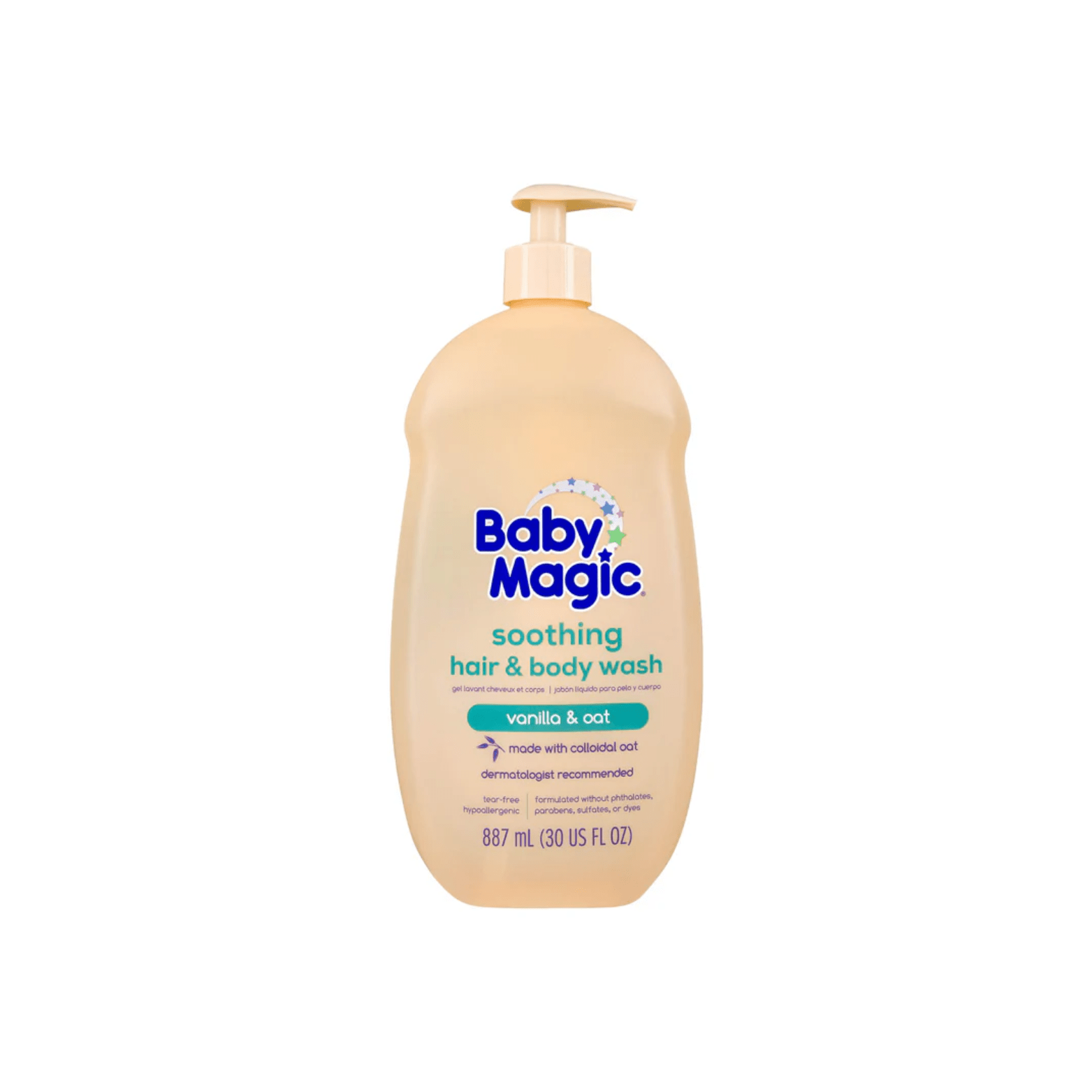 Baby Magic Soothing Hair & Body Wash Vanilla & Oat – 887ml (30 fl oz)