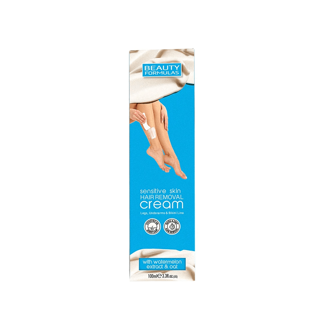 Beauty Formulas Sensitive Skin Hair Removal Cream with Watermelon Extract & Oat 100ml