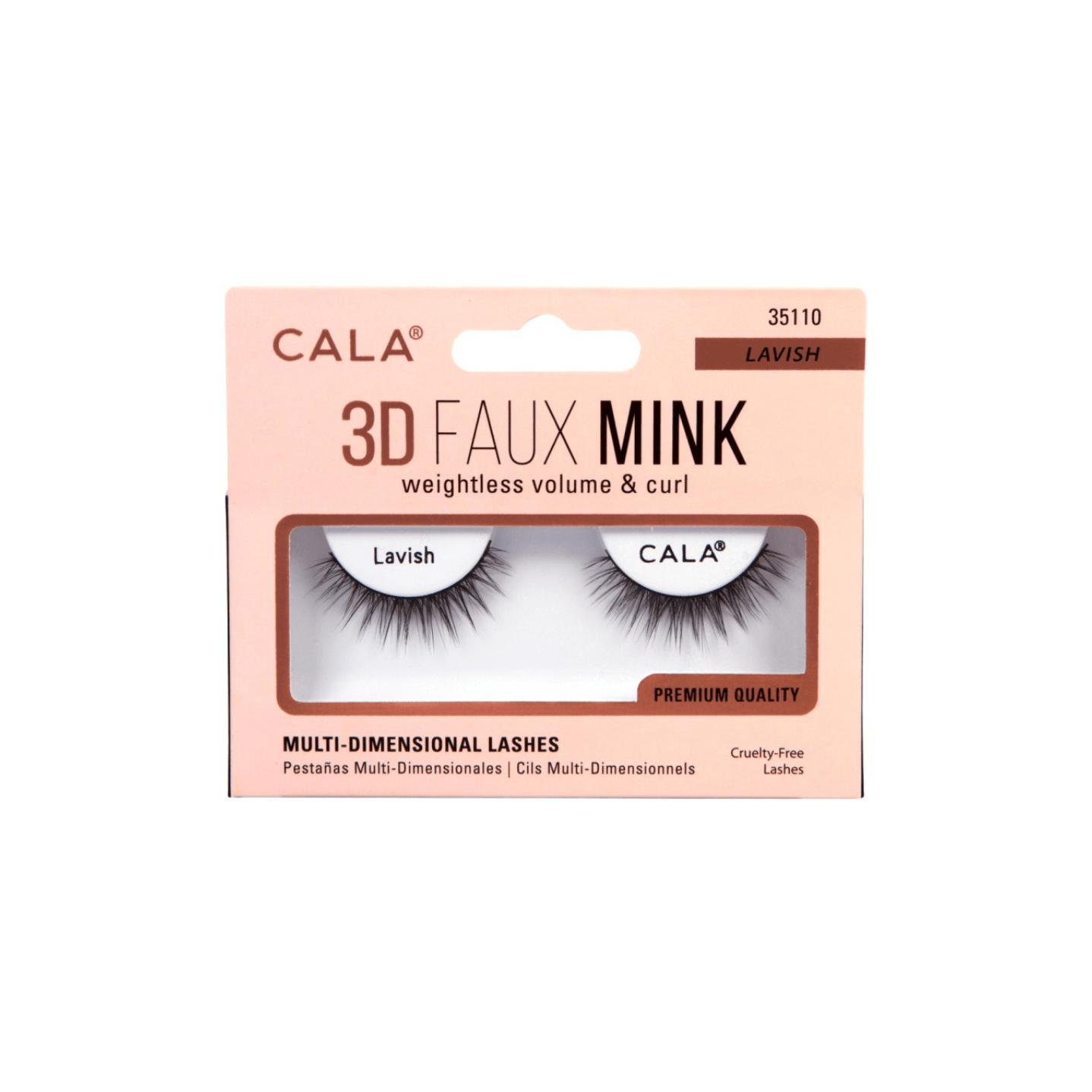 CALA 3D Faux Mink Lashes - Lavish