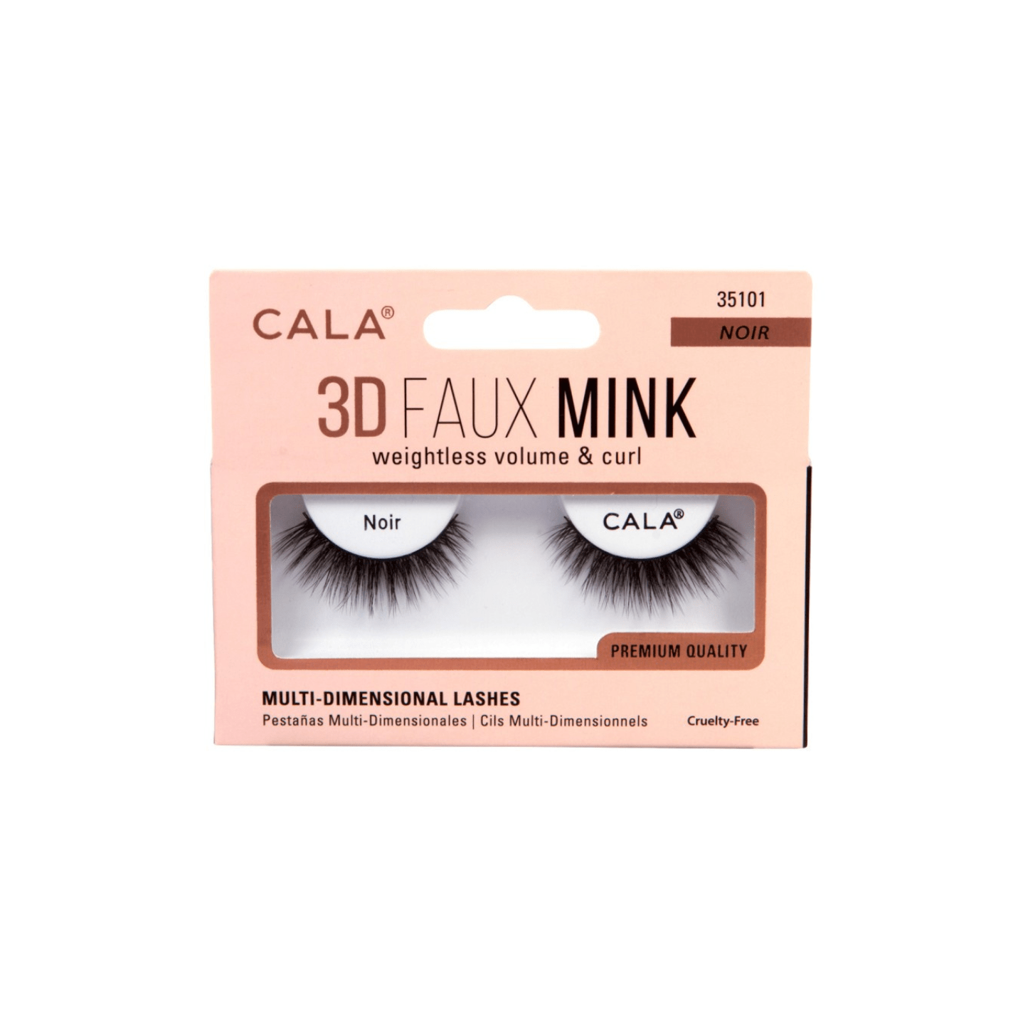 CALA 3D Faux Mink Lashes – Noir
