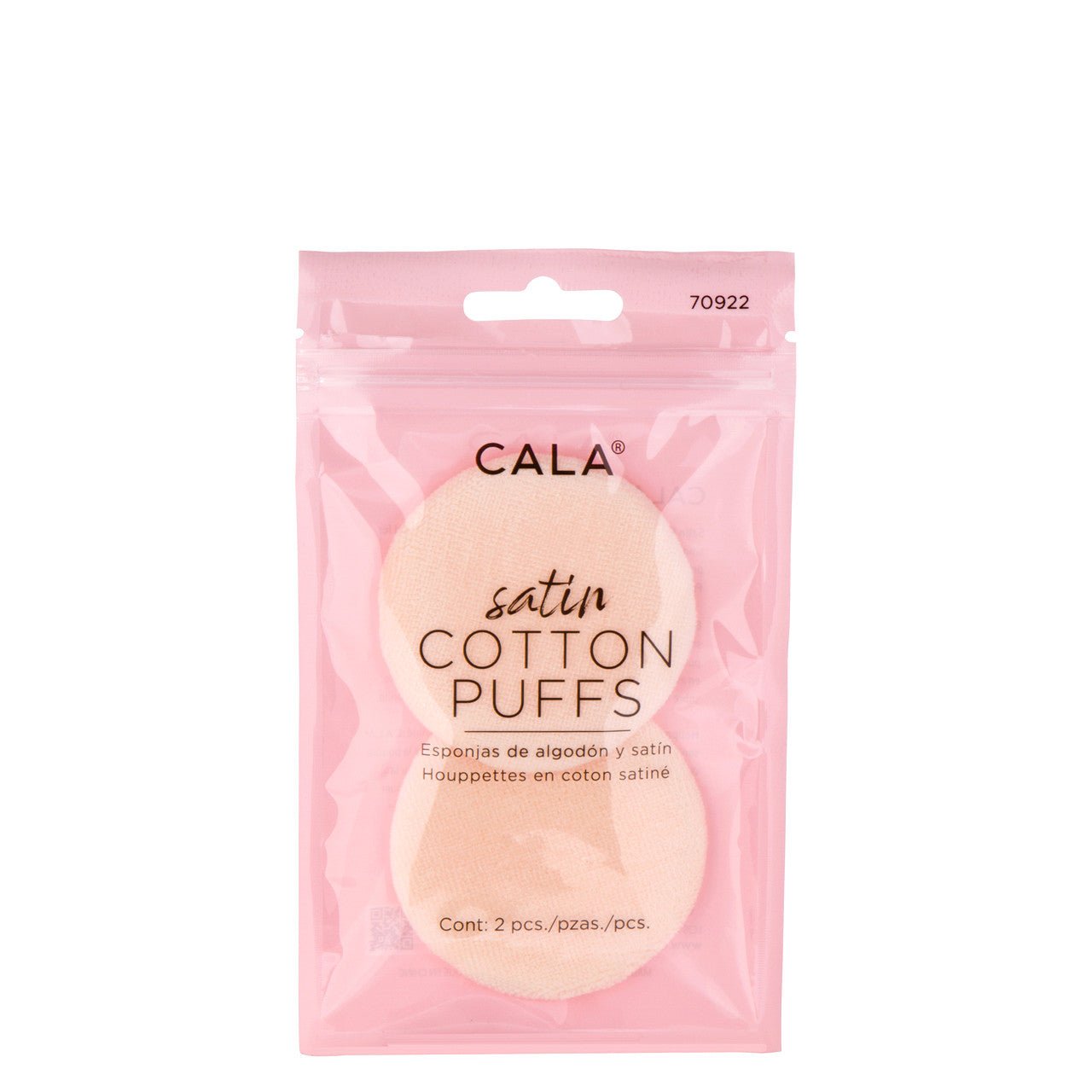 Cala Satin Cotton Puffs (2Pcs/Pk)