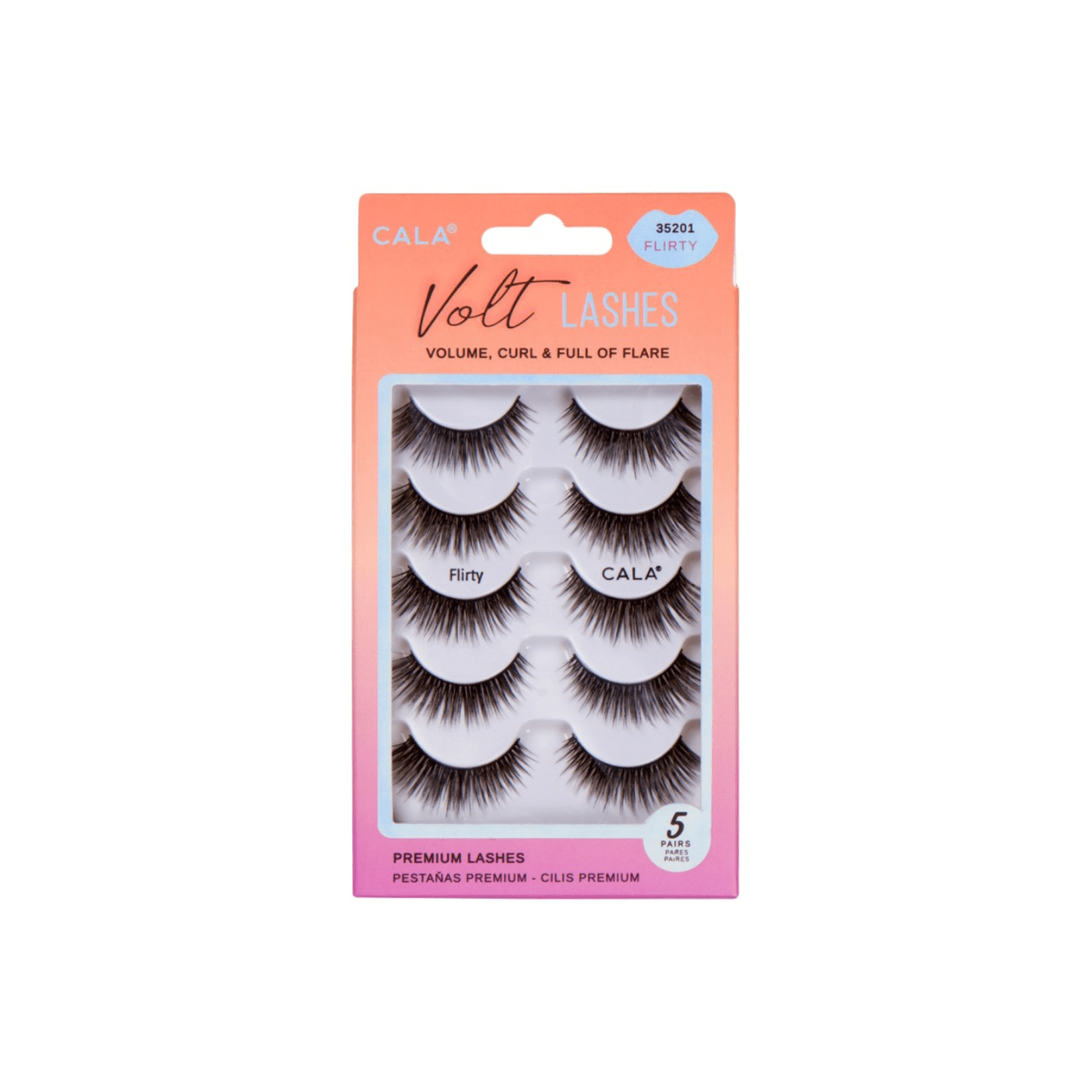 CALA Volt Lashes 5 Pair Pack – Flirty