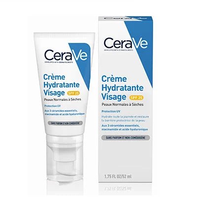 Cerave Face Cream AM Facial Moist Lotion GB SP FR PT SPF 25 - Nectar Beauty Hub