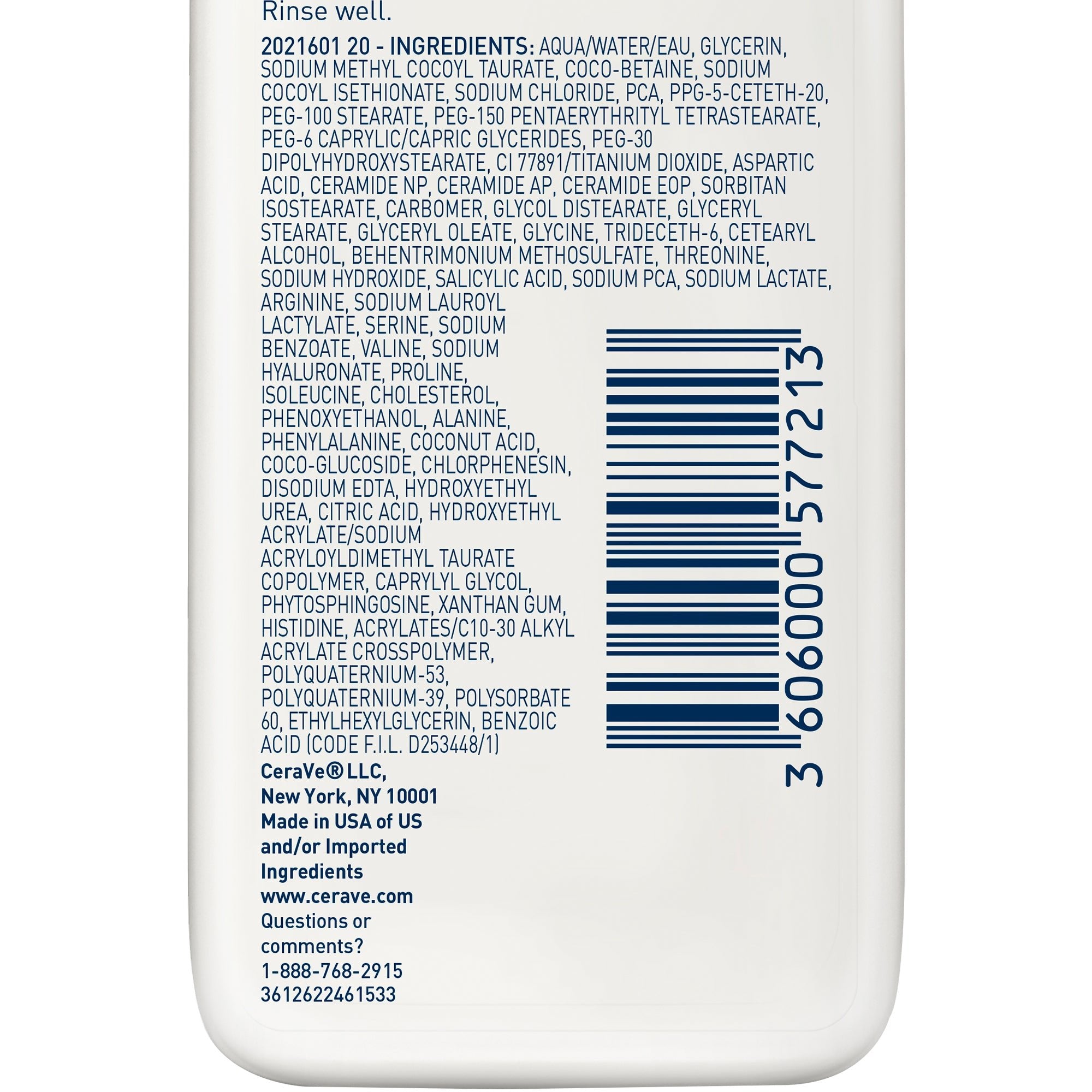 Cerave Hydrating Cream To Foam Cleanser 236ml