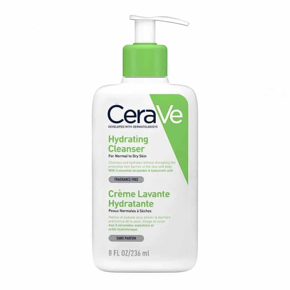 CeraVe Hydrating Facial Cleanser for Normal to Dry Skin – 236ml (8oz)