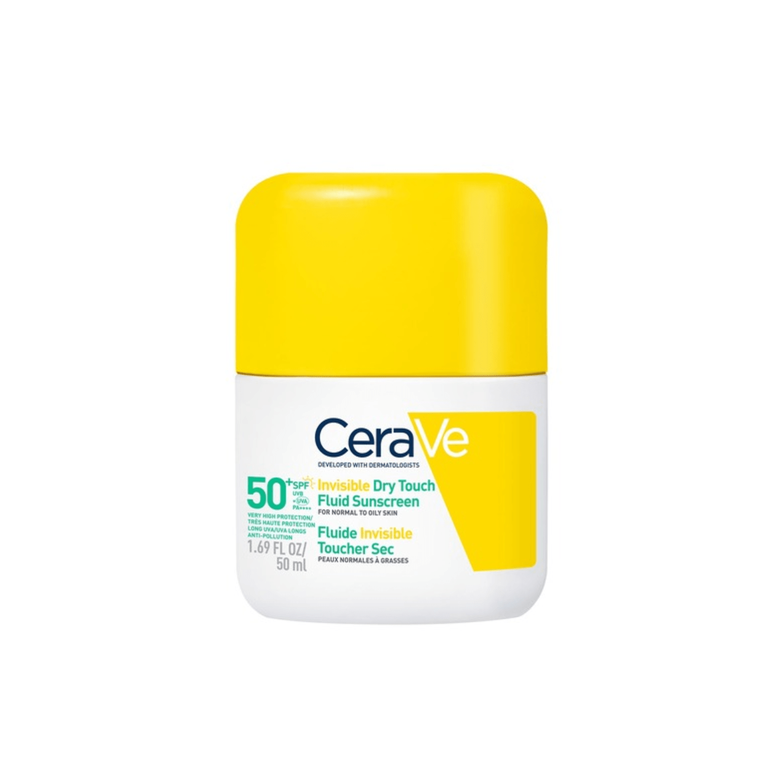 CeraVe Invisible Dry Touch Fluid Sunscreen SPF 50+ - 50ml