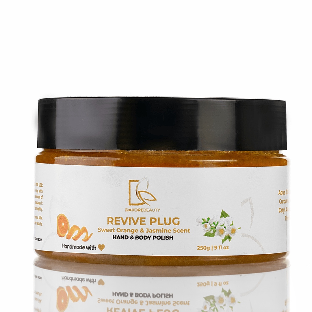 Dakore Beauty Revive Plug Sweet Orange & Jasmine Scent Hand & Body Polish 250g – Exfoliate & Glow
