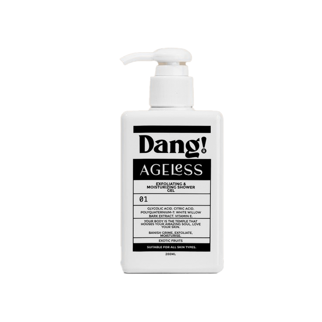 Dang Ageless Exfoliating Moisturizing Shower Gel Brandied Oud 200ml – Hydrate & Smooth Skin