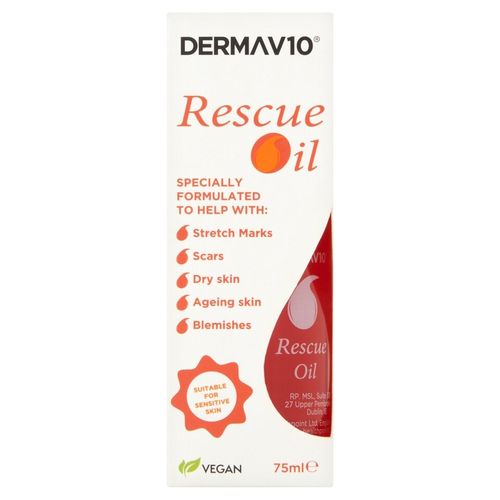 Derma v10 rescue oil 75ml