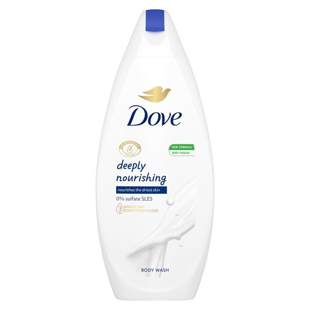 Dove Deeply Nourishing 0% Sulfate SLES Parabens Phthalates Body Wash 750ml