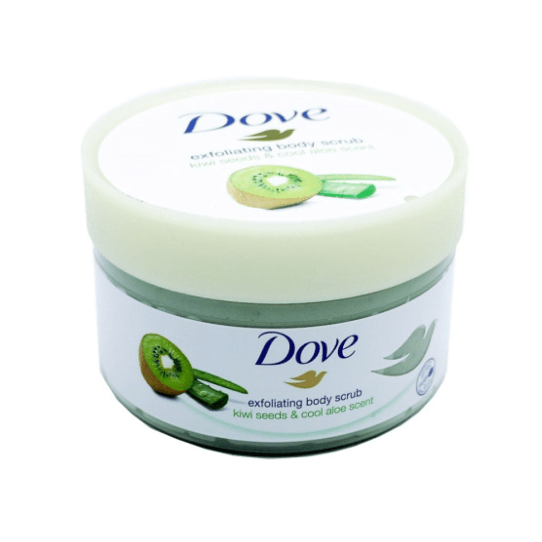 Dove Exfoliating Body Scrub Kiwi Seeds & Cool aloe Scent - 225ml