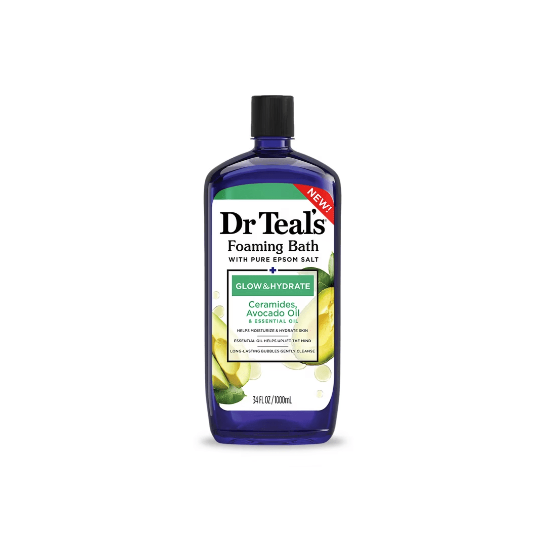 Dr Teal's Body Wash Glow & Hydrate With Ceramides, Avocado Oils 1000ml – Nourish Your Skin